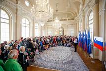1. 5. 2017, Ljubljana – Dan odprtih vrat v Uradu predsednika Republike Slovenije ob prazniku dela (Ane Malovrh/STA)